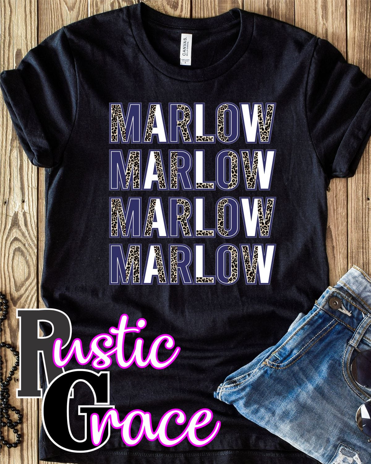 Rustic Grace Boutique Transfers Marlow Repeating Split Lettering Transfer heat transfers vinyl transfers iron on transfers screenprint transfer sublimation transfer dtf transfers digital laser transfers white toner transfers heat press transfers