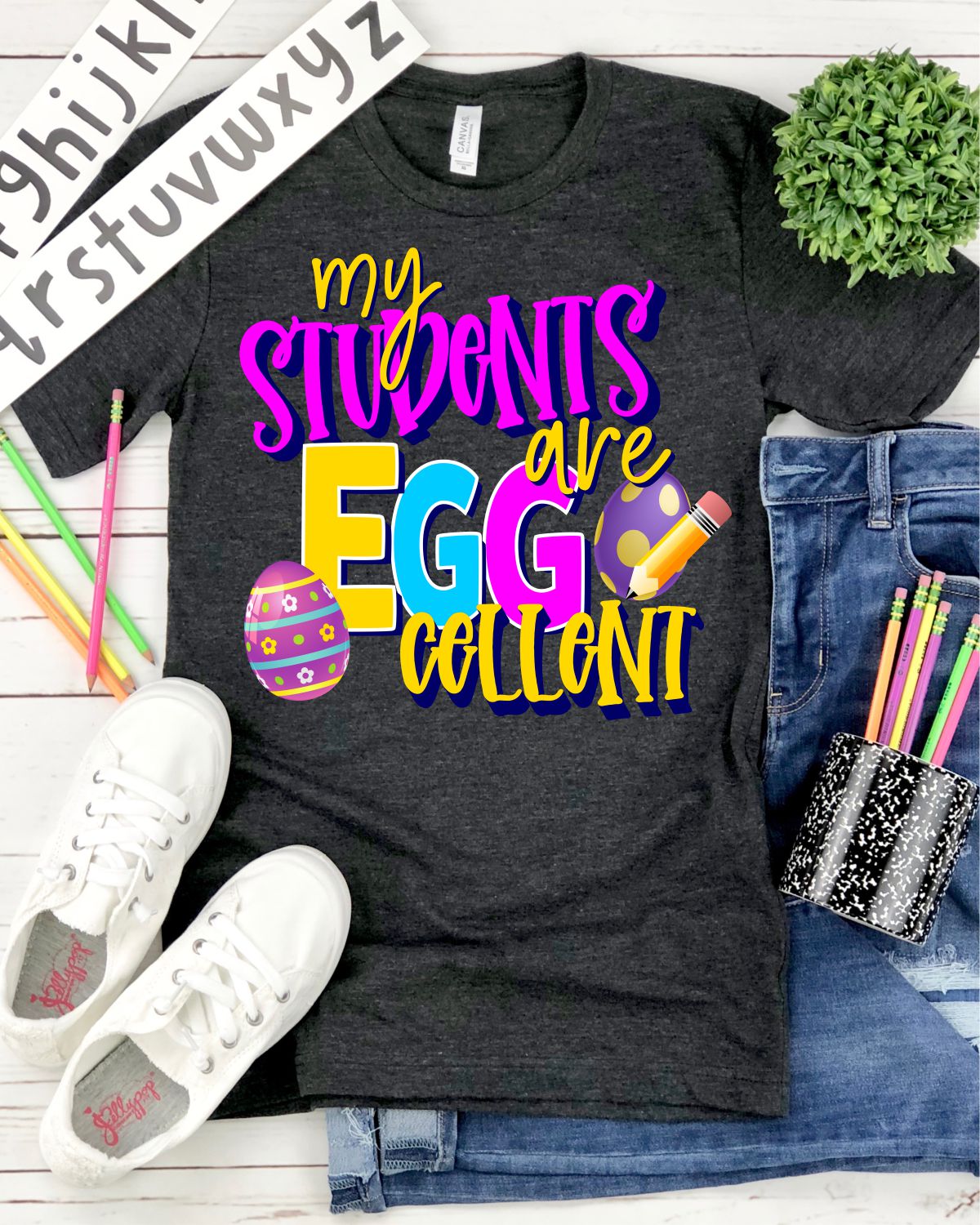 Rustic Grace Boutique Transfers My Students are Eggcellent Transfer heat transfers vinyl transfers iron on transfers screenprint transfer sublimation transfer dtf transfers digital laser transfers white toner transfers heat press transfers