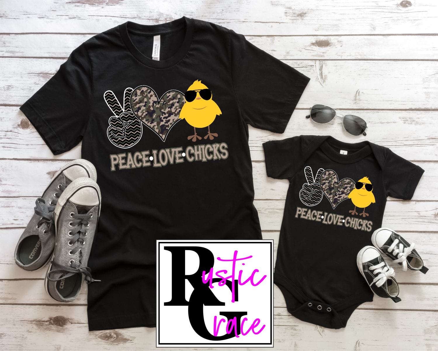 Rustic Grace Boutique Transfers Peace Love Chicks Transfer heat transfers vinyl transfers iron on transfers screenprint transfer sublimation transfer dtf transfers digital laser transfers white toner transfers heat press transfers