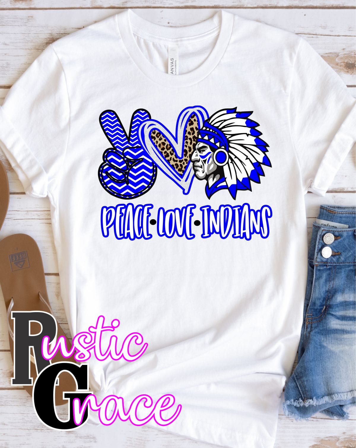 Rustic Grace Boutique Transfers Peace Love Indians Transfer heat transfers vinyl transfers iron on transfers screenprint transfer sublimation transfer dtf transfers digital laser transfers white toner transfers heat press transfers