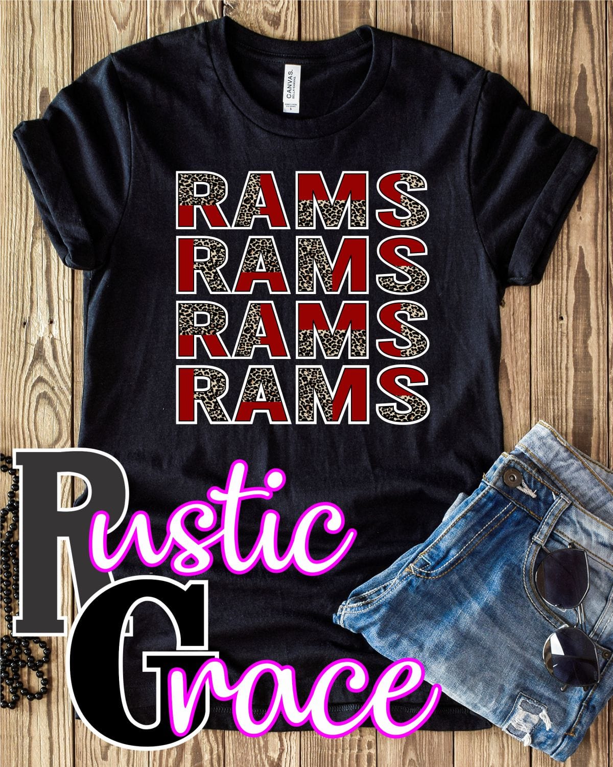 RAMS DTF TRANSFER – Rustic Grace Heat Transfer Company