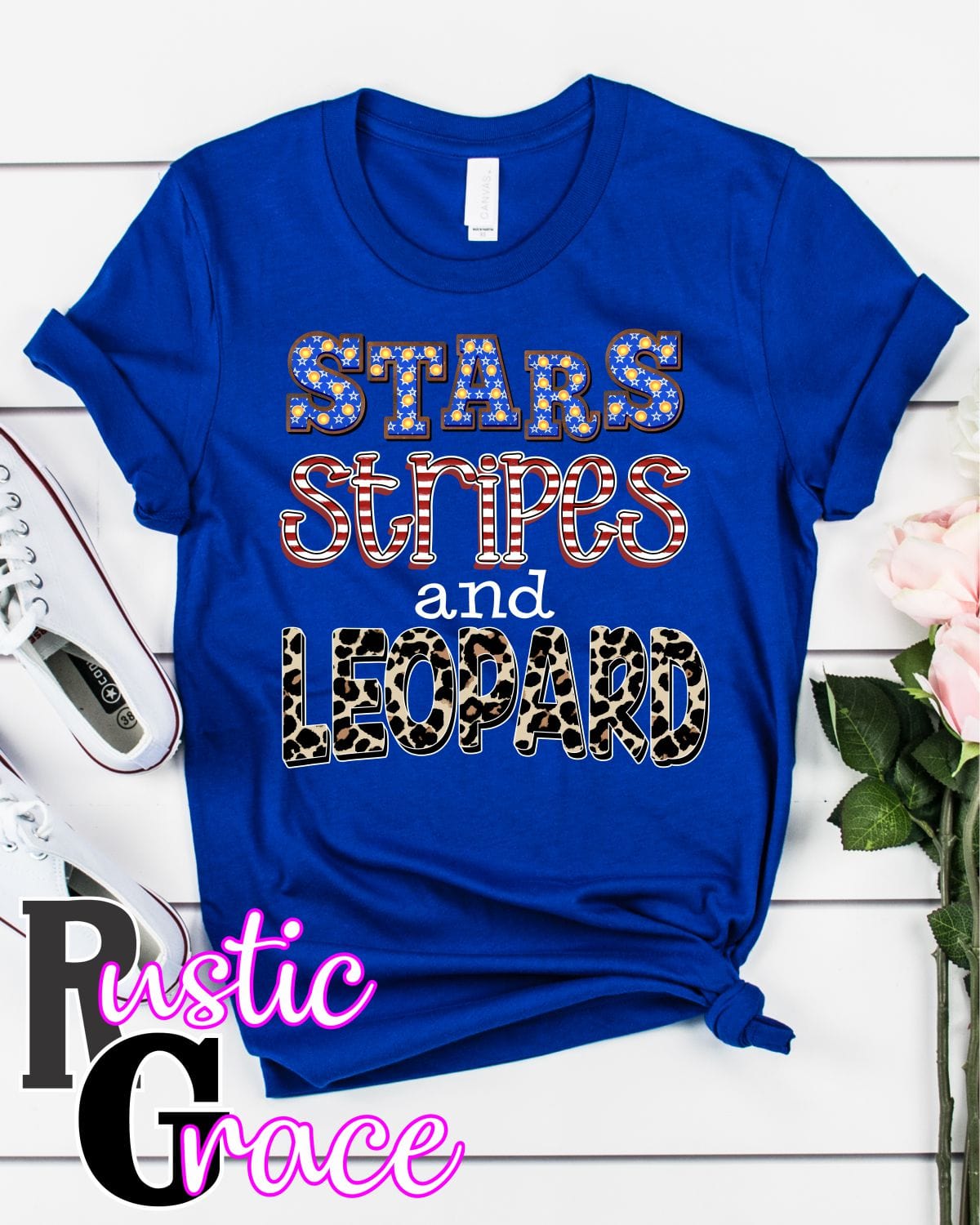 Rustic Grace Boutique Transfers Stars Stripes and Leopard Transfer heat transfers vinyl transfers iron on transfers screenprint transfer sublimation transfer dtf transfers digital laser transfers white toner transfers heat press transfers