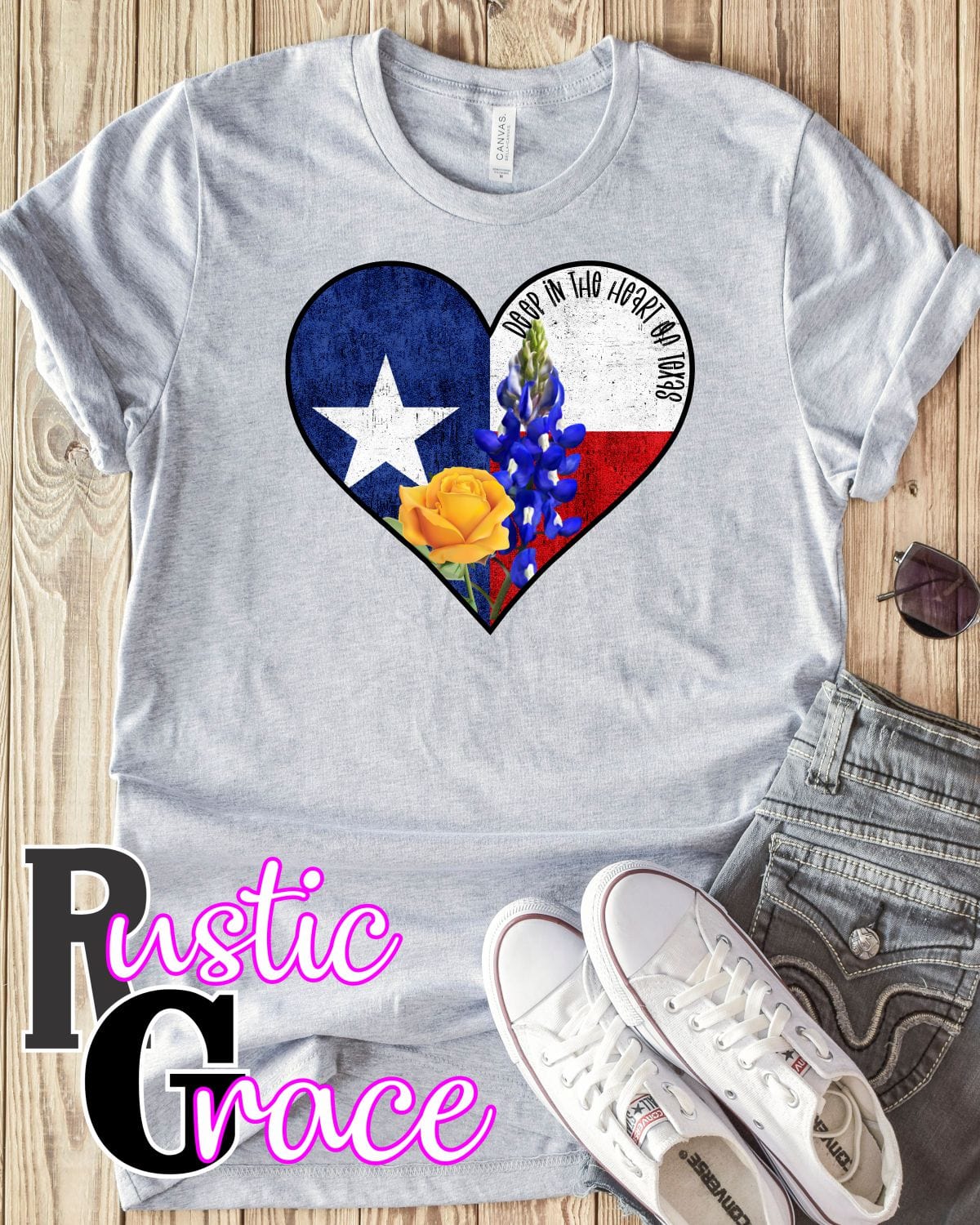 Rustic Grace Boutique Transfers Texas Flag Heart Transfer heat transfers vinyl transfers iron on transfers screenprint transfer sublimation transfer dtf transfers digital laser transfers white toner transfers heat press transfers