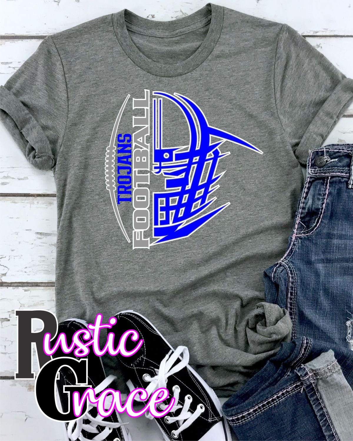 Rustic Grace Boutique Transfers Trojans Football Helmet Transfer heat transfers vinyl transfers iron on transfers screenprint transfer sublimation transfer dtf transfers digital laser transfers white toner transfers heat press transfers