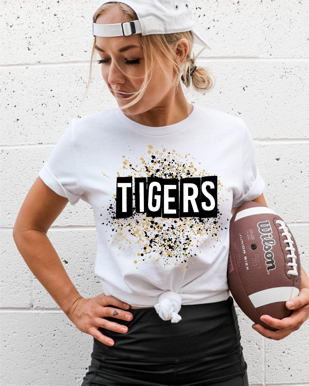 Tigers Splatter Dots DTF Transfer